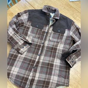 GAP KIDS SHIRT JACKET SHERPA LINED